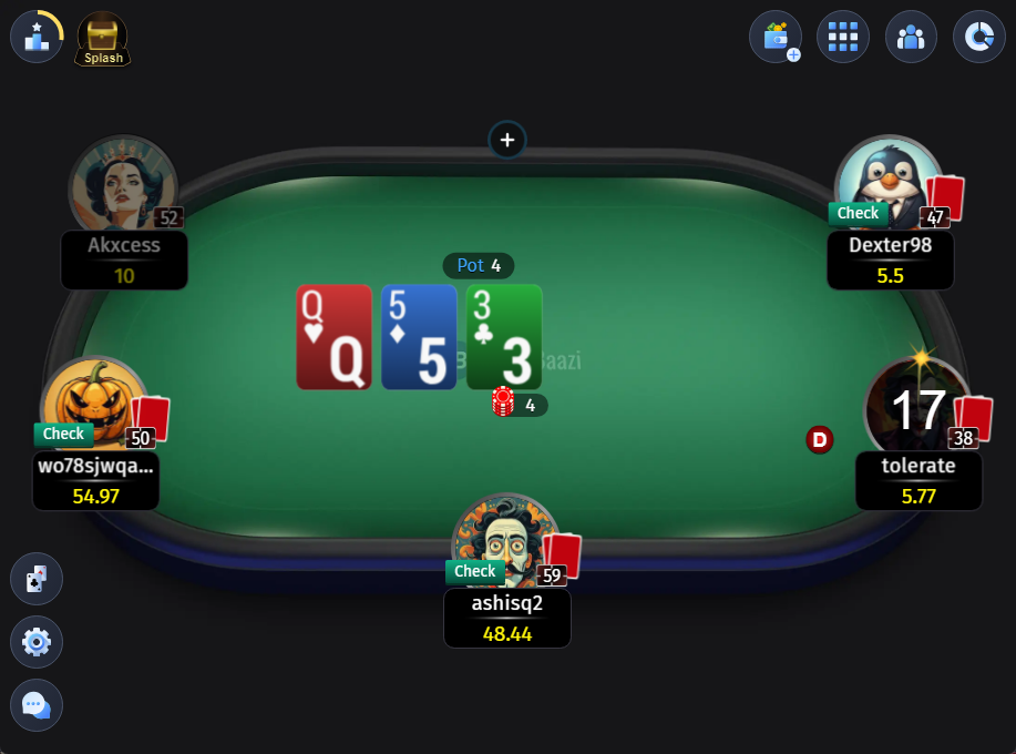 PokerBaazi online poker tables